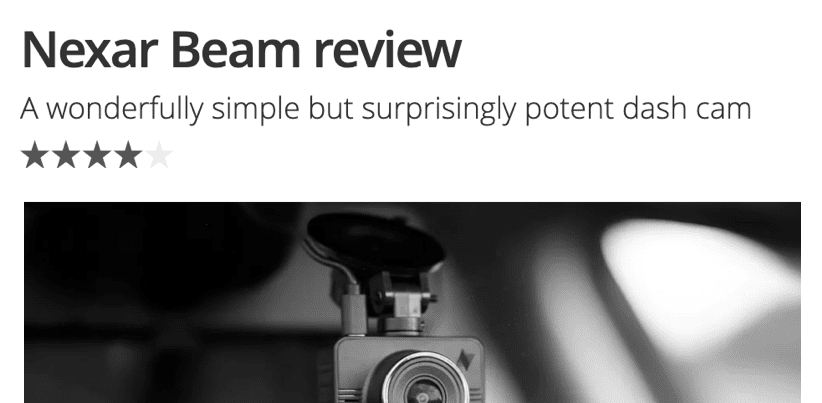 Review: Nexar Pro Dual Dash Camera 