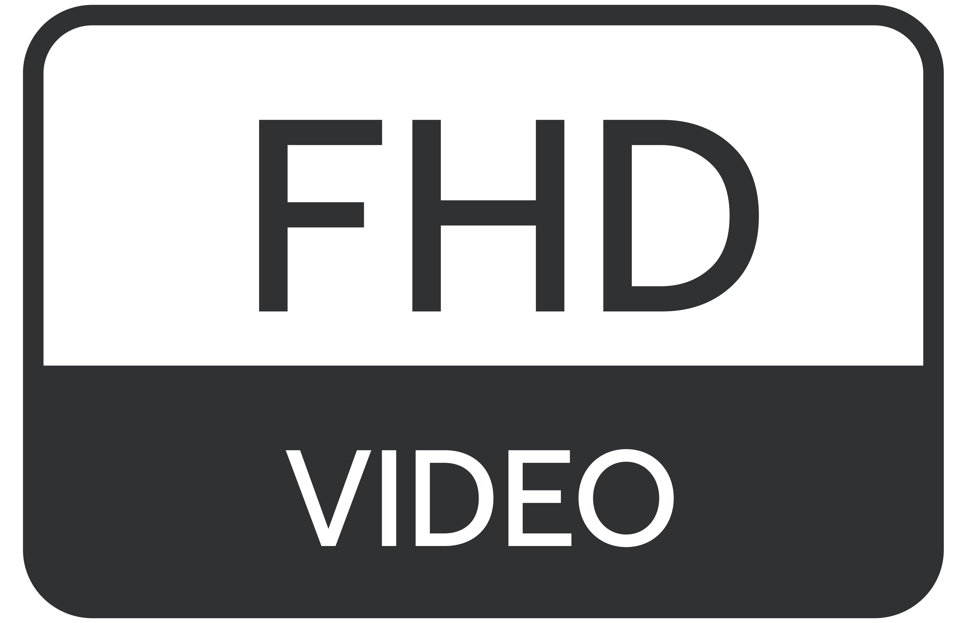 Full HD video resolution